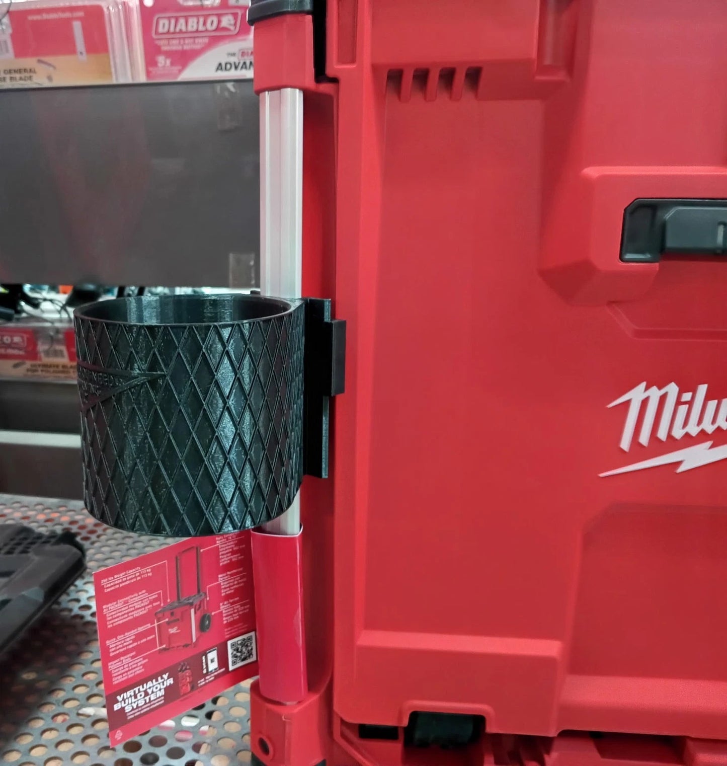 Cup Holder for Milwaukee Packout System